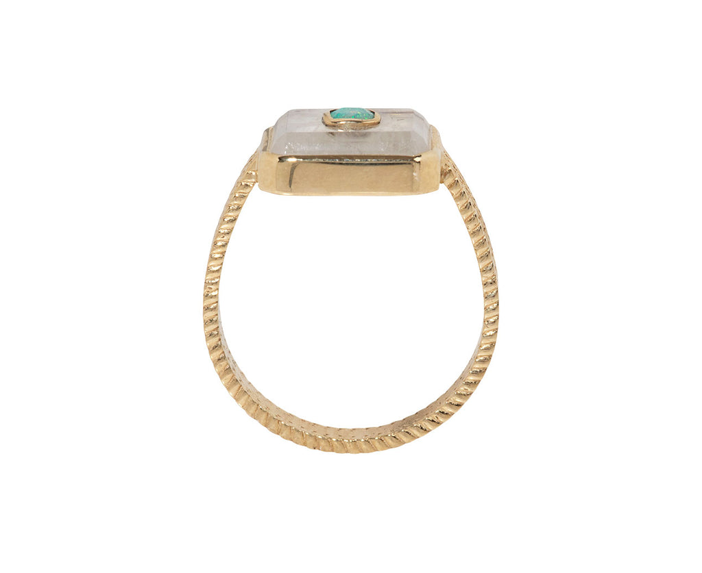 Moonstone and Opal Anton N°1 Ring