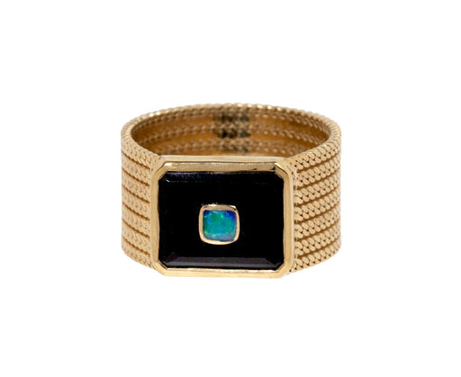 Onyx and Opal Anton N°2 Ring