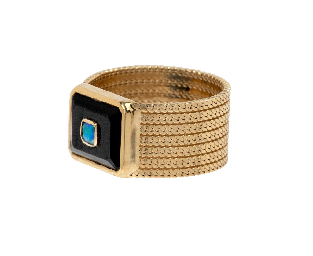 Onyx and Opal Anton N°2 Ring