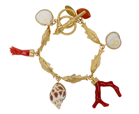 Grainne Morton Fish Charm Bracelet