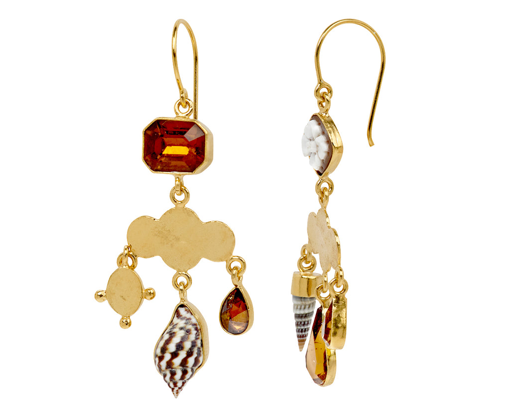 Grainne Morton Girandole Drop Earrings - Closeup