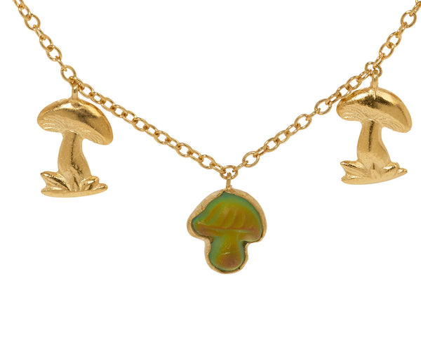 GRAINNE MORTON ネックレスミニチャーム Grainne Morton Nine Mini Mushroom Charm Necklace