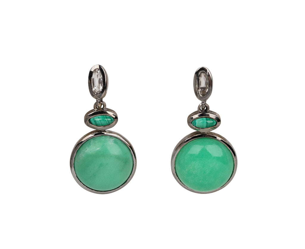 Nak Armstrong Nakard Chrysoprase Flask Earrings