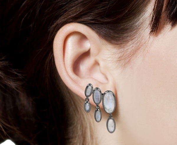 ピアス MIDNIGHT MOMENT. Revert earring silver Pandora Sparkling Moon & Star Stud Earrings
