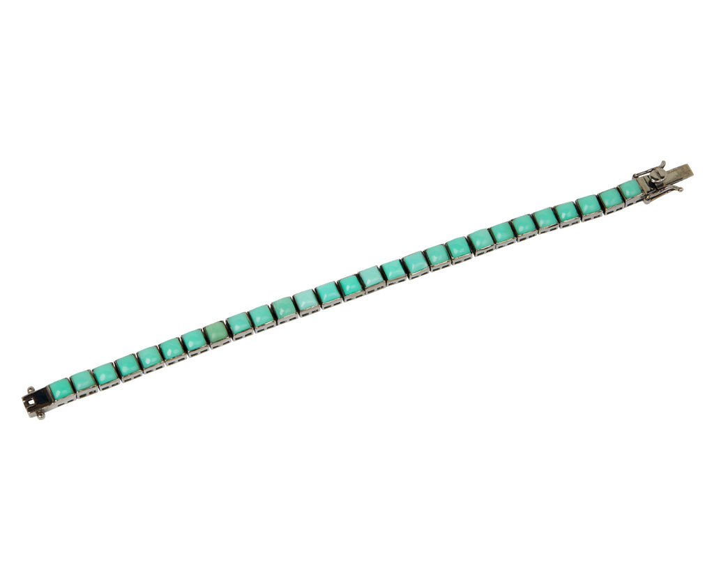 Nak Armstrong Chrysoprase Tennis Bracelet - Open
