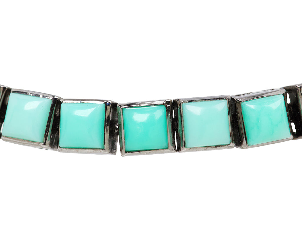 Nak Armstrong Chrysoprase Tennis Bracelet - Closup