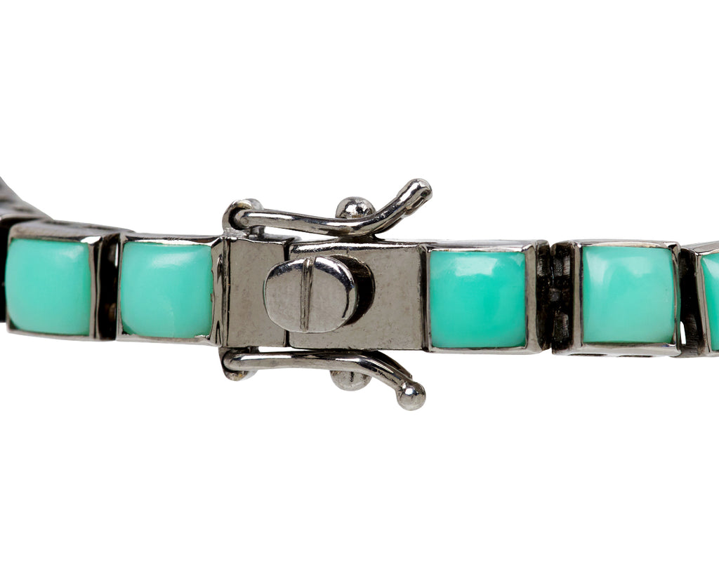 Nak Armstrong Chrysoprase Tennis Bracelet - Closure