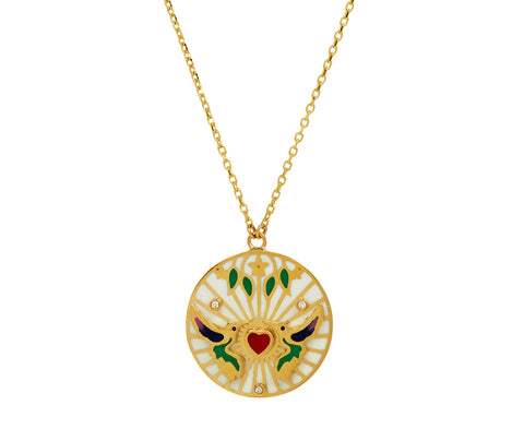 Small The Love Birds Pendant Necklace - TWISTonline
