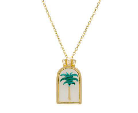 L'Atelier Nawbar's Palm Pendant Necklace