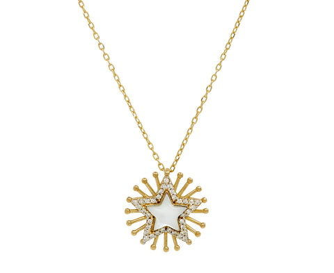 L'Atelier Nawbar Mini Spiky Star Pendant Necklace