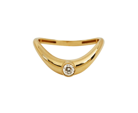 Round Diamond Boa Stackable Ring - TWISTonline