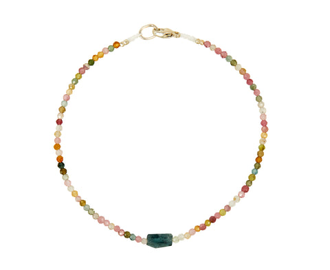 Mixed Tourmaline Beaded Bracelet