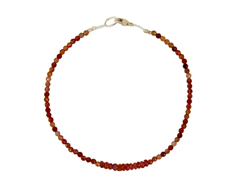 Pink Sapphire Beaded Bracelet