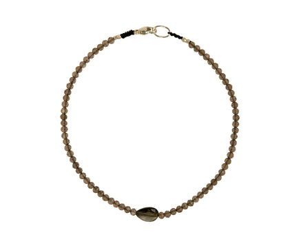 Margaret Solow Smoky Quartz and Tourmaline Beaded Bracelet