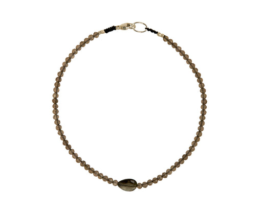 Margaret Solow Smoky Quartz and Tourmaline Beaded Bracelet