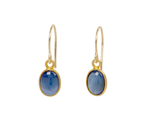 Margaret Solow Blue Sapphire Earrings