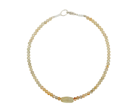 Margaret Solow Zircon and Sapphire Beaded Bracelet