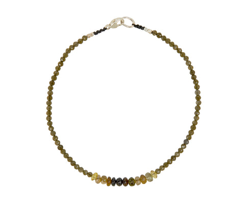 Margaret Solow Cats Eye and Tourmaline Beaded Bracelet