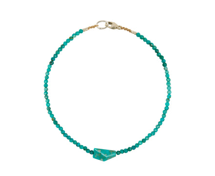 Margaret Solow Turquoise and Peruvian Opal Beaded Bracelet