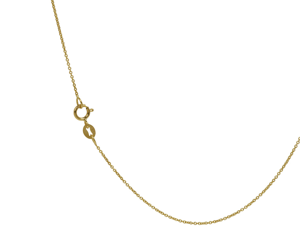 Margaret Solow Double Emerald Pendant Necklace - Closure