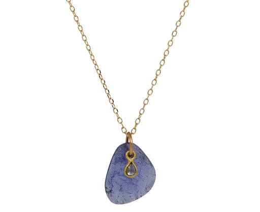 Margaret Solow Tanzanite and Diamond Pendant Necklace
