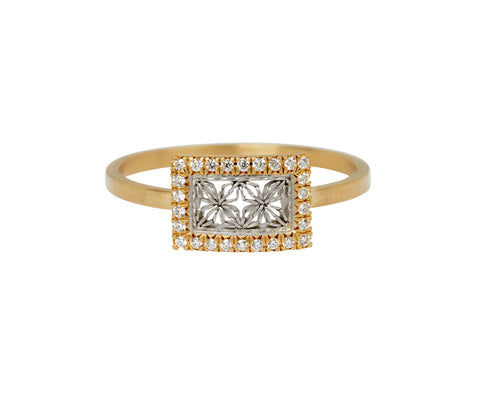 Nikolle Radi East-West Small Damask Ring