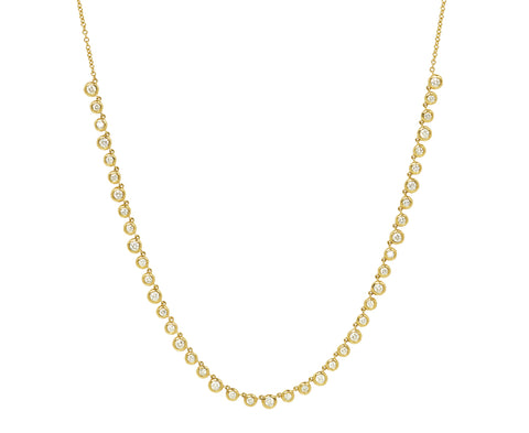 Octavia Elizabeth Diamond Demi Nesting Gem Tennis Necklace