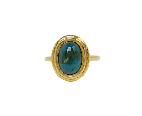 Octavia Elizabeth Allia Blue Tourmaline Ring