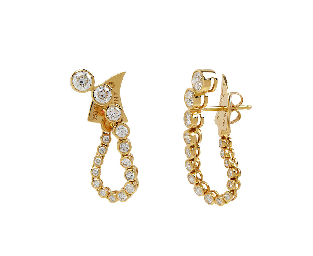Diamond Fluorescence Earrings