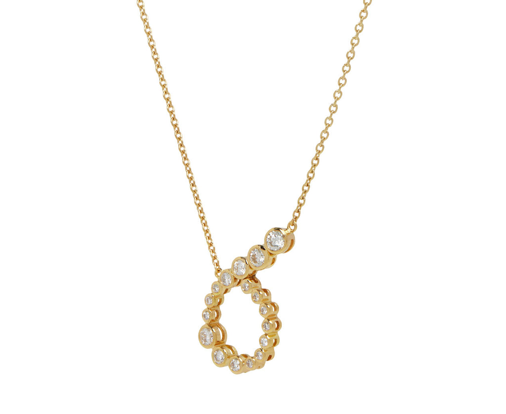 Diamond Halo Pendant Necklace