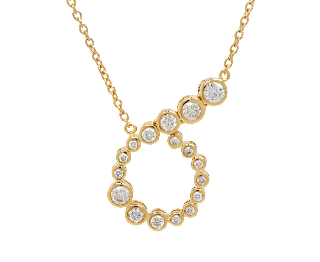 Diamond Halo Pendant Necklace