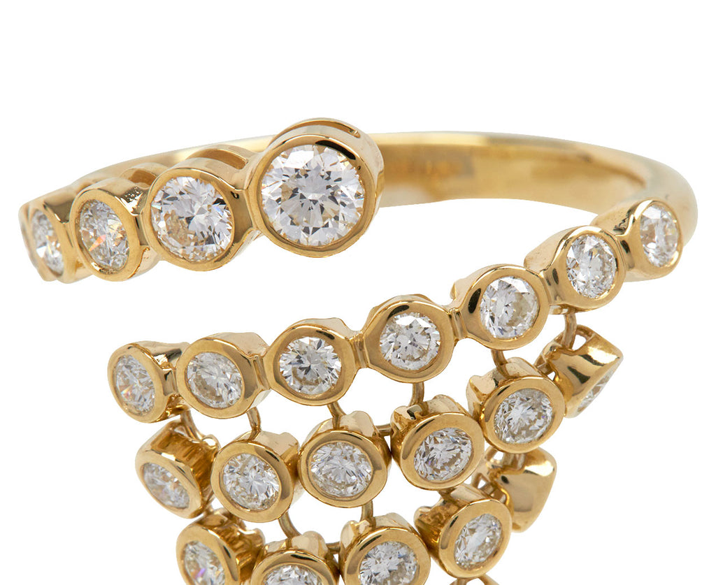 Diamond Bias Coil Ring