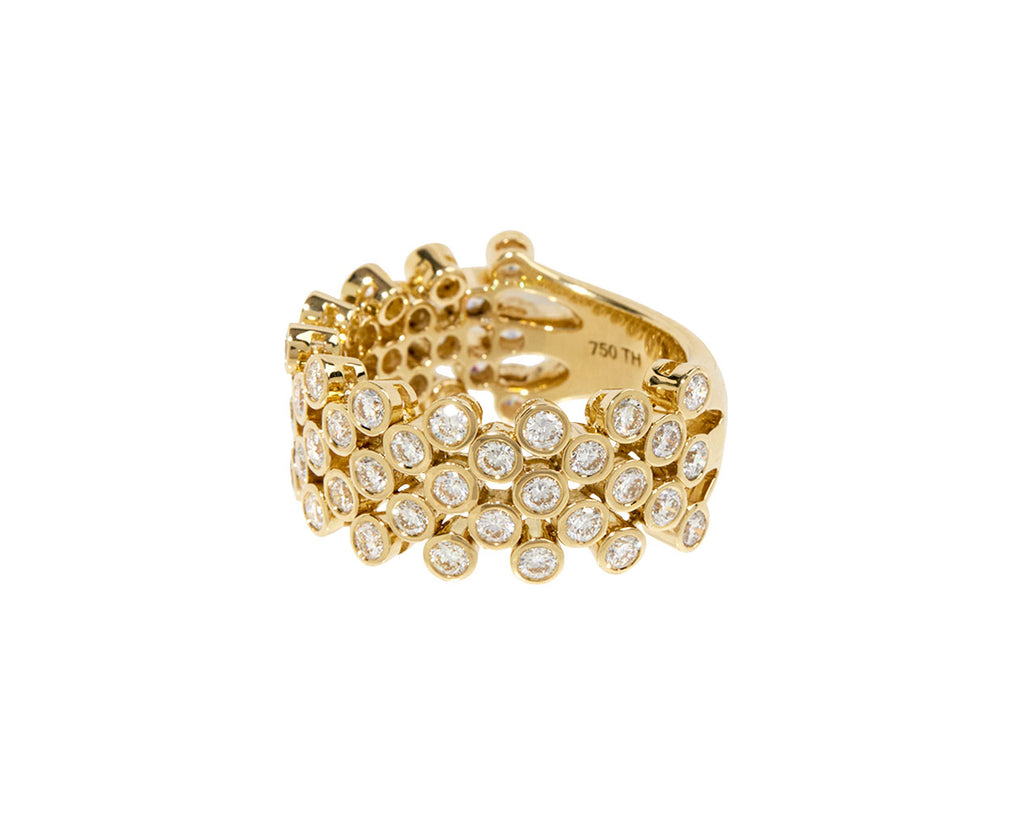 Diamond Grand Chequer Ring
