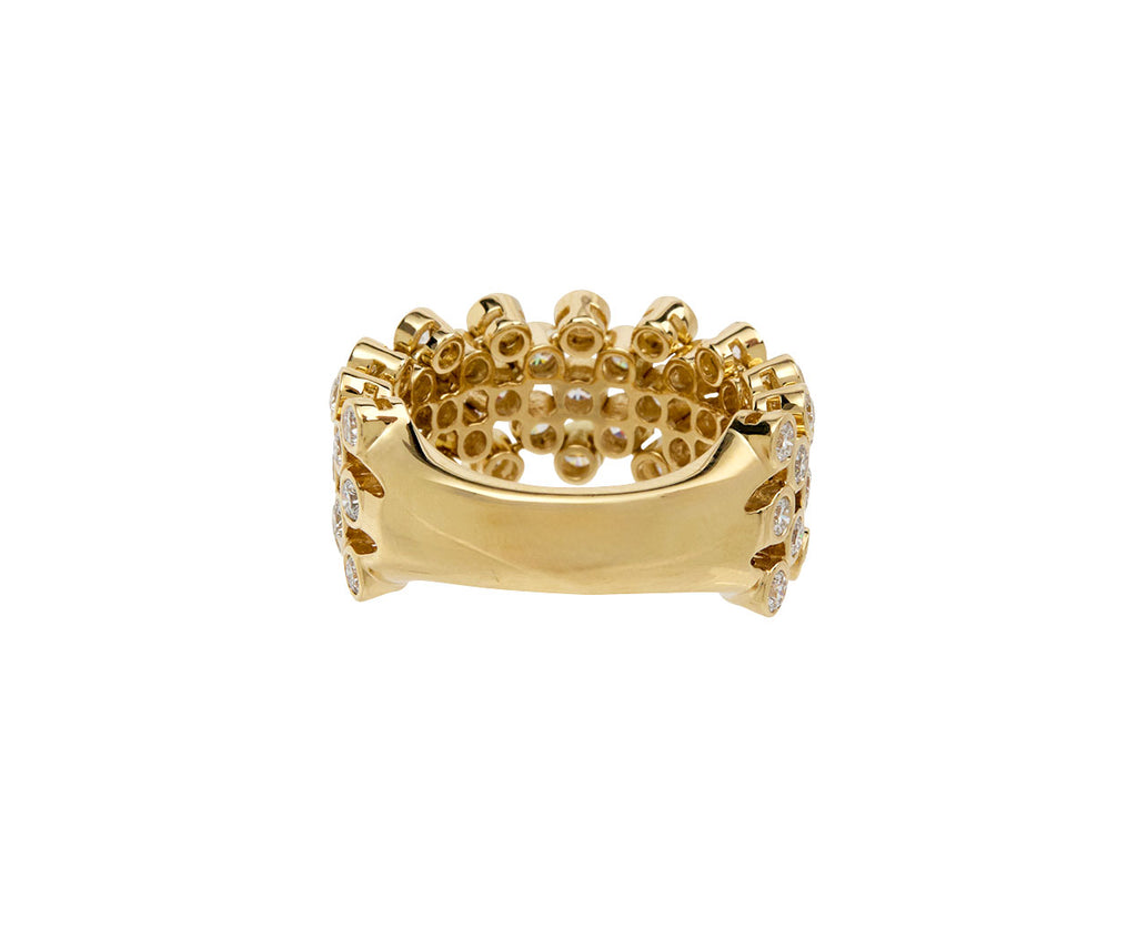 Diamond Grand Chequer Ring
