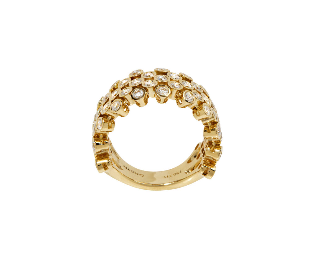 Diamond Grand Chequer Ring