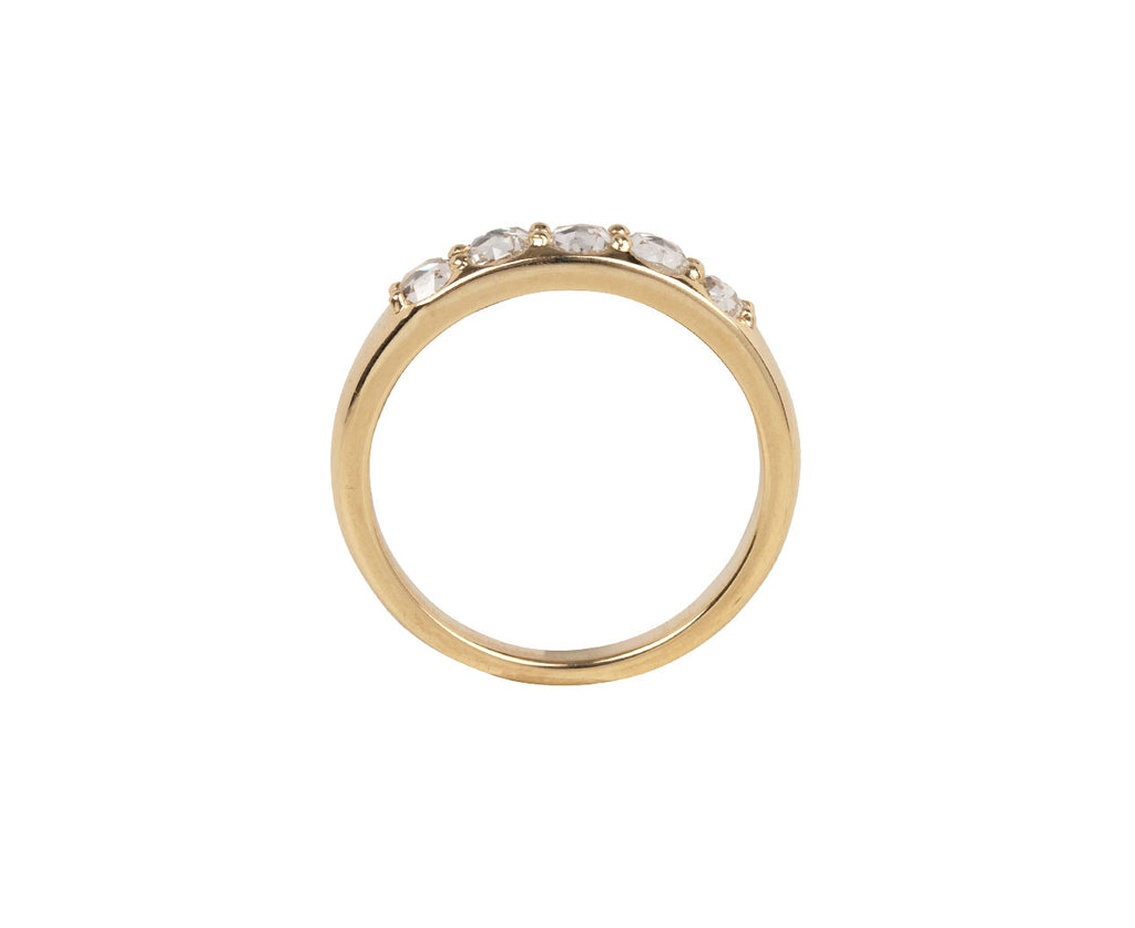 Rose Cut Diamond Fiver Ring