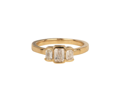 Triple Ashoka Cut Diamond Ring - TWISTonline