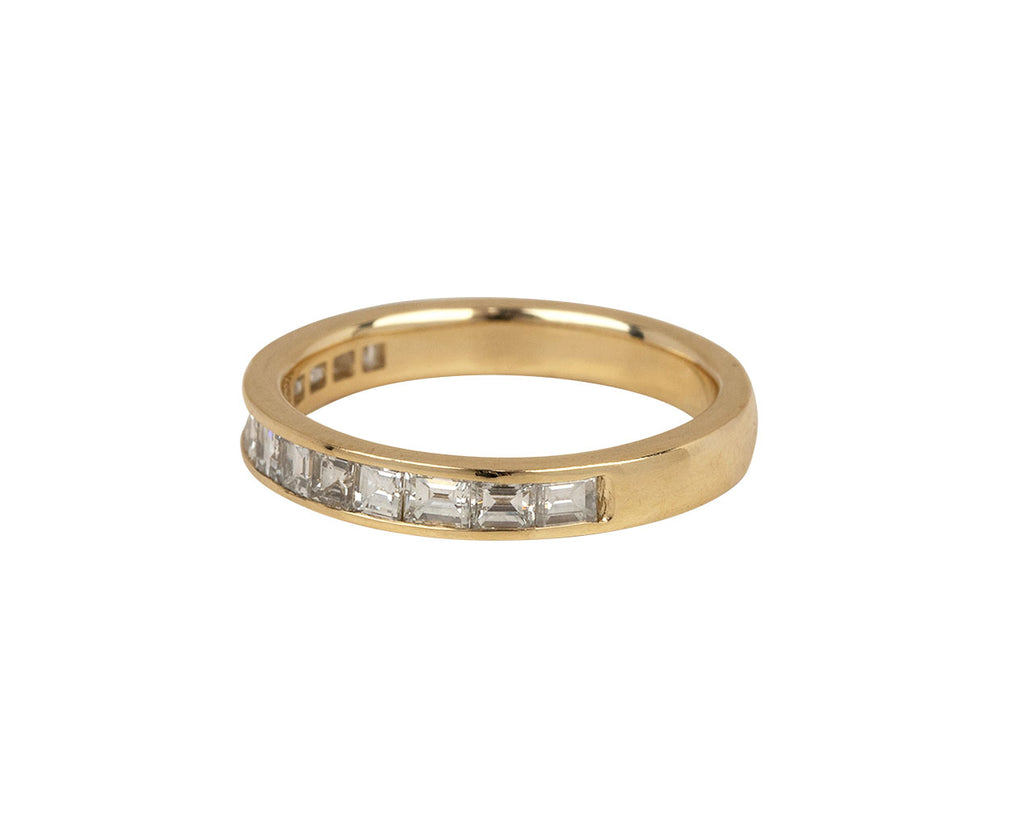 Antique Carre Diamond Band