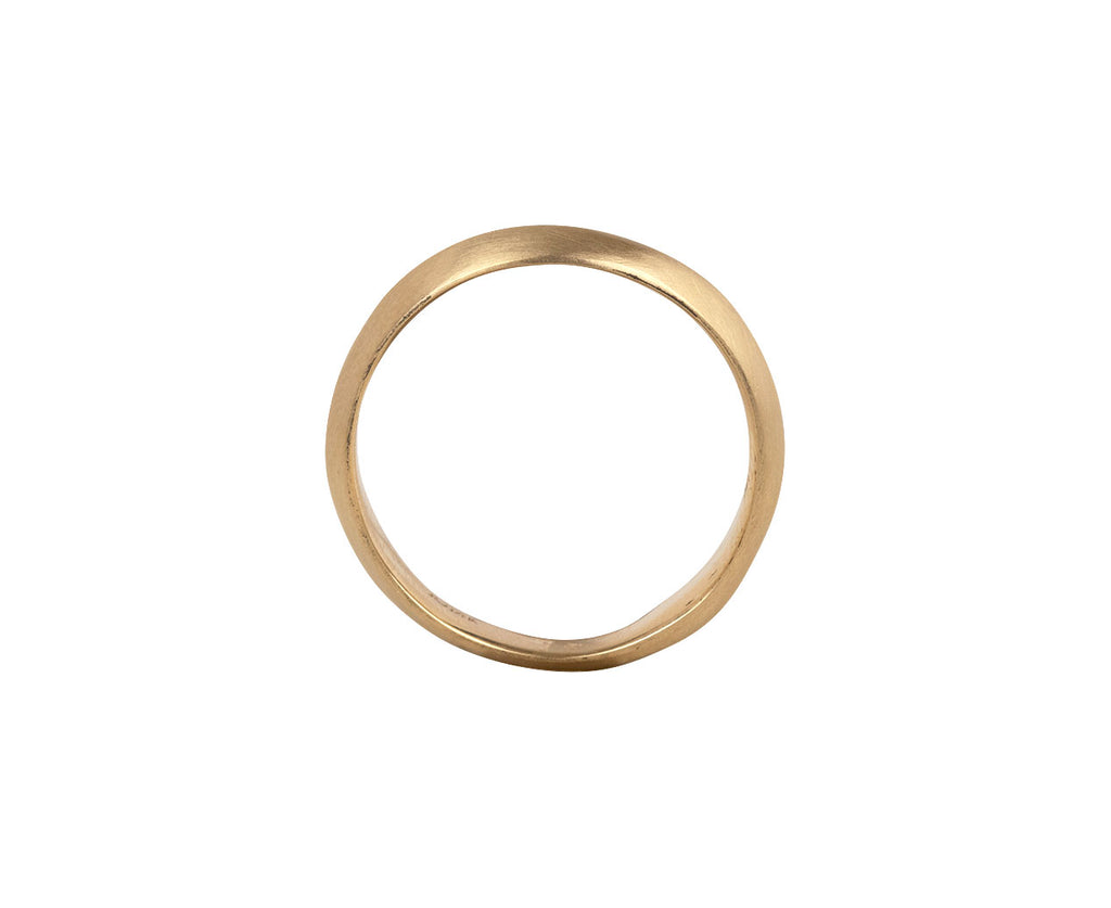 Gold Men's Knife Edge band