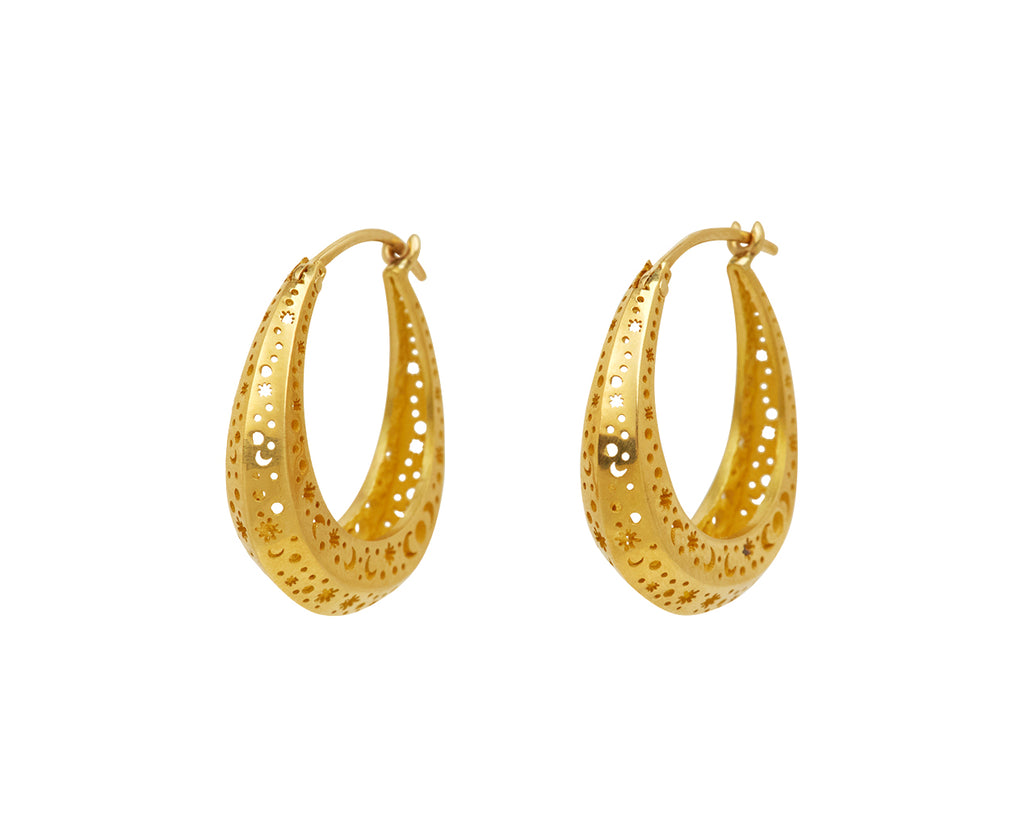 Small Sa Hoop Earrings - TWISTonline