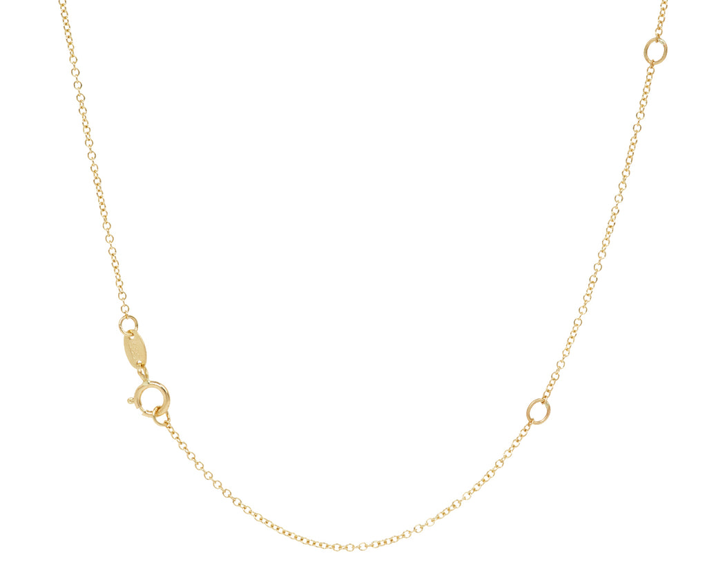 Green Sapphire Pandoras Box Pendant Necklace