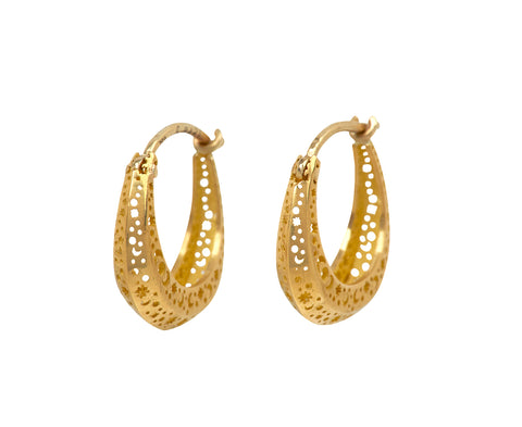 Tiny Sa Hoop Earrings - TWISTonline