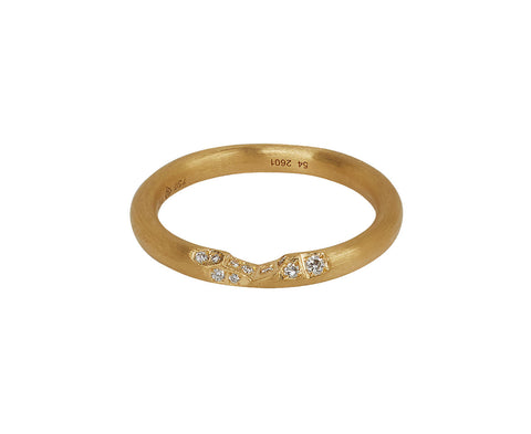 Pen Mane Gold Quarter Diamond Ring