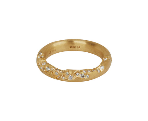 Gold Demi Diamond Band