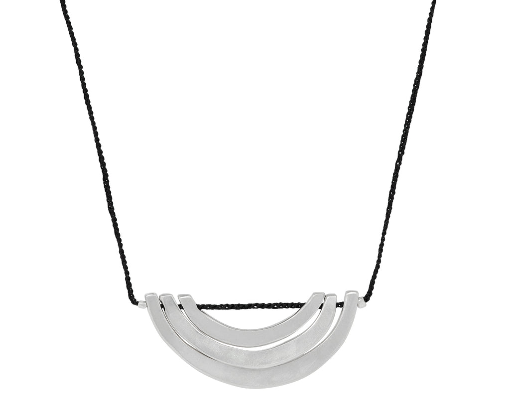 Silver Crocus Necklace