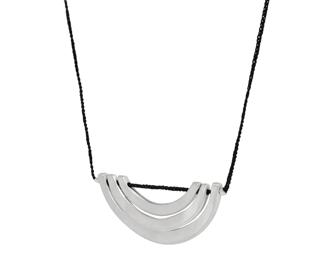 Silver Crocus Necklace