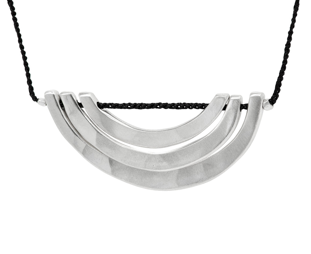 Silver Crocus Necklace
