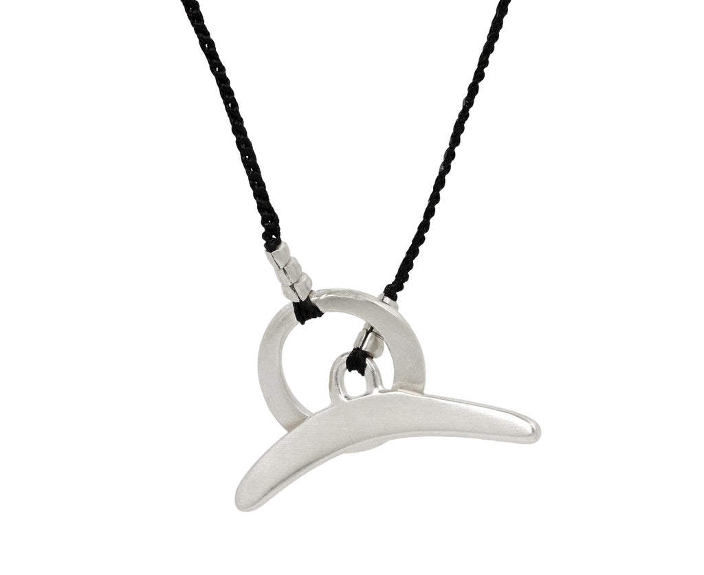 Silver Crocus Necklace