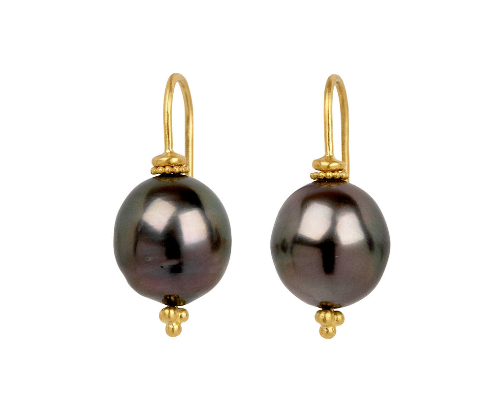 Tahitian Pearl Baby Linea Earrings - TWISTonline
