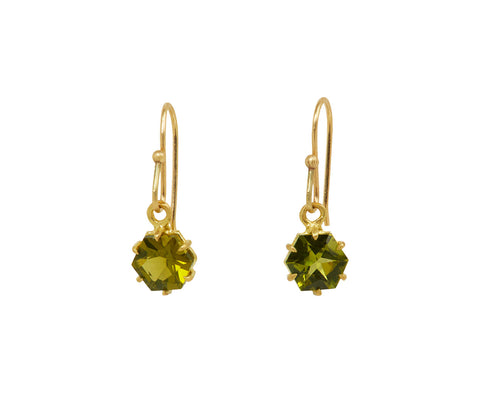 Mini Peridot Drop Earrings - TWISTonline